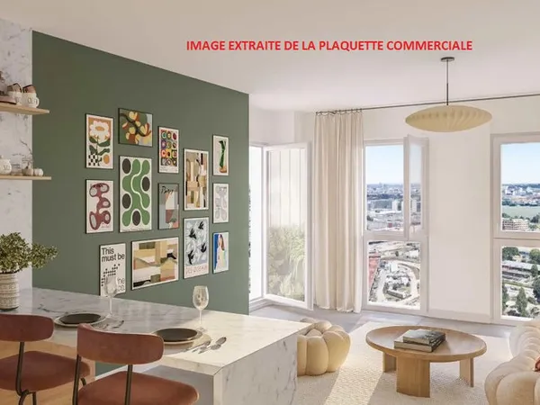 Appartement 2 pièces 45 m²