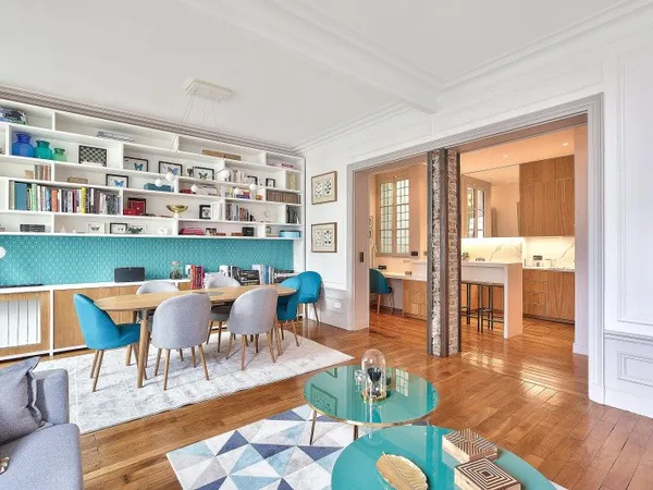 Super appartement 2ch refait par architecte, meublé, à louer en bail temporaire (novembre 26 - juill