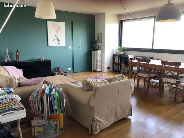 Appartement traversant sans vis-à-vis, 4 pièces, Paris (75014)