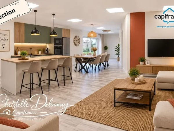 Maison atypique entièrement rénovée - 130 m² - Bierné-les-Villages