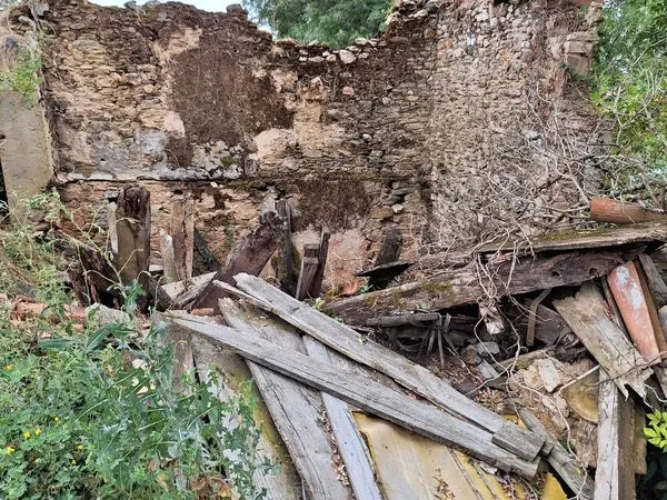 Terrain agricole avec ruine constructible
