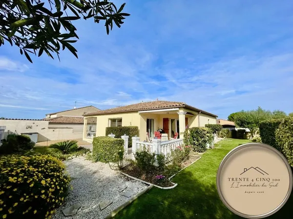 LESPIGNAN, villa T4 de plain pied