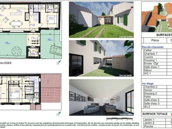 Terrain 198 m²