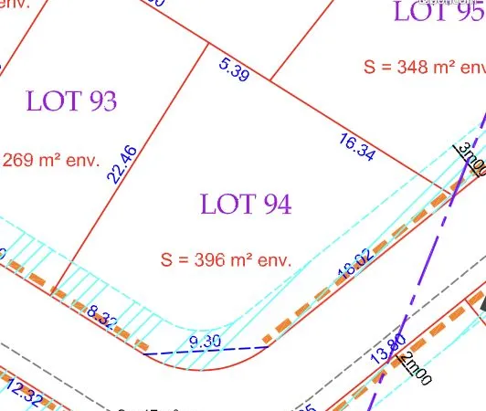 Terrain 396 m² Avranches