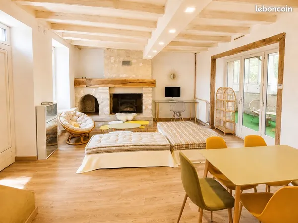 Maison 140m² + 650m² jardin Angouleme, St Martin