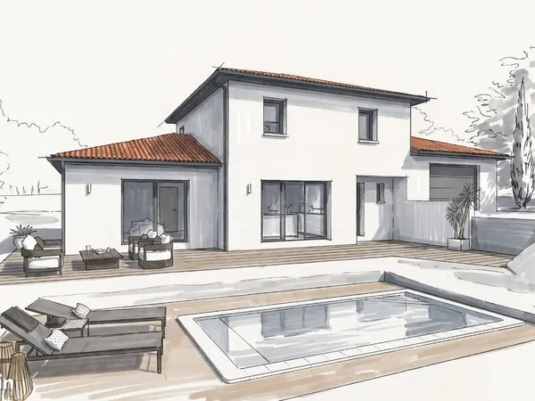 Projet de construction d'une maison de 125 m² avec terrain à SAINT-CHAMOND (42)