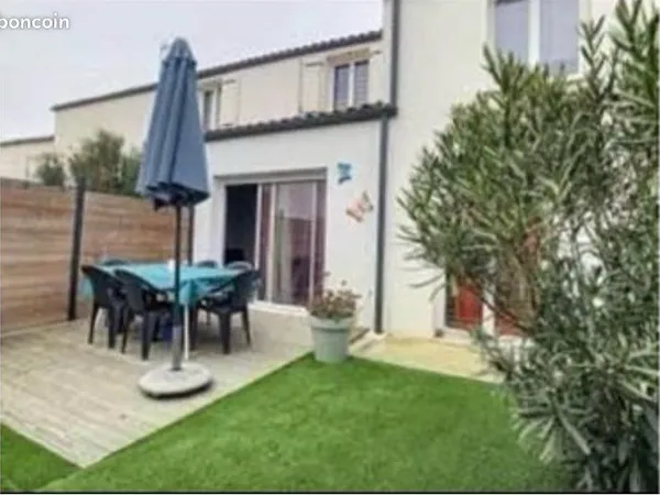 Maison meublée jardin proche La Rochelle
