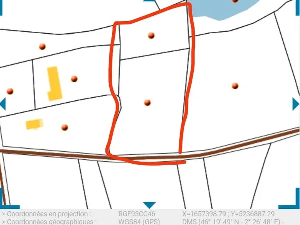 Vends terrain agricole secteur saint-martinien