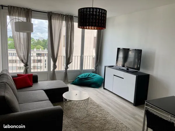 T3 meublé lumineux - 2 chambres - nantes - pont du cens / gaudinière
