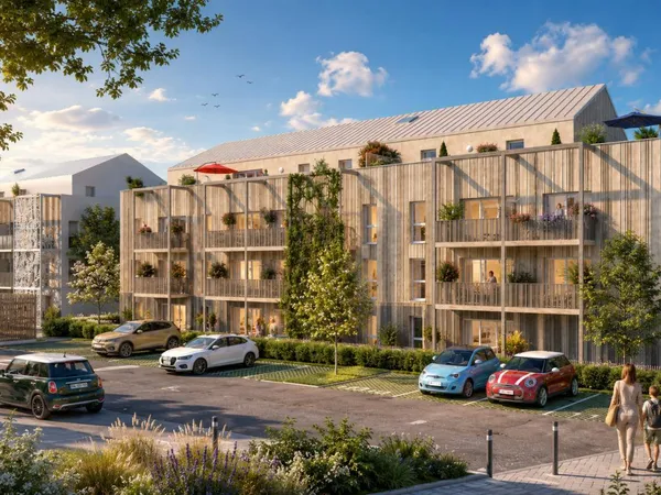 T3 de 57 m² avec balcon et parking - Résidence récente de haut standing - Rouen