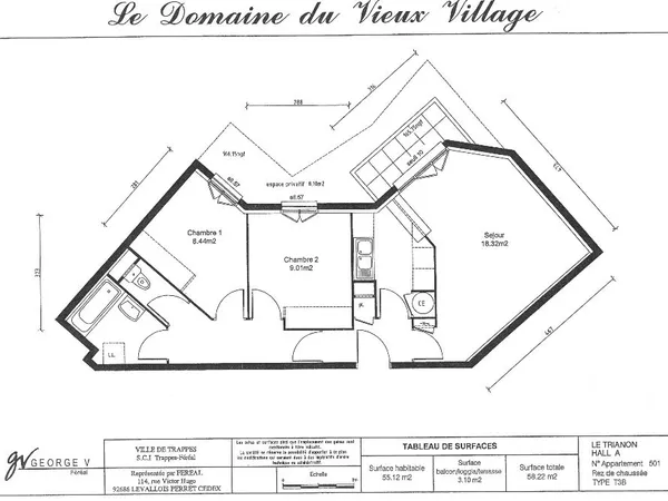 Appartement de 55m2 à louer sur Trappes