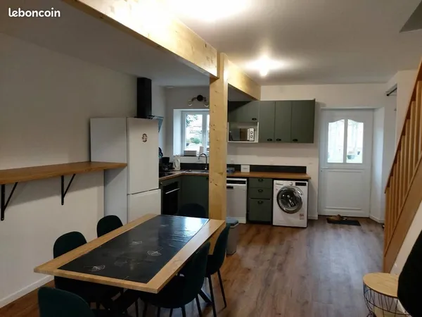 Maison T3 meublée et rénovée, 71 m², La Fosse-Tigné (Lys-Haut-Layon)