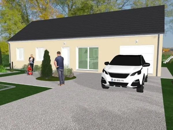 Maison 3 pièces 92 m²