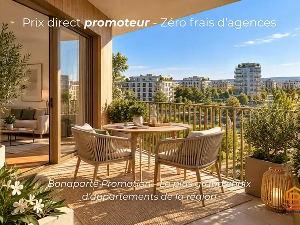 MONTPELLIER PORT MARIANNE  SUPERBE T2 EN ÉTAGE ÉLEVÉ AVEC TERRASSE