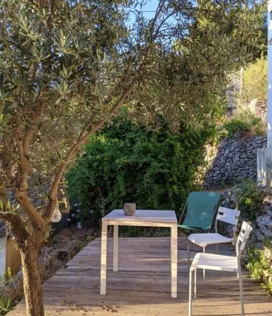 Location appartement T2 (dépendance chez l'habitant) 25m2 - au vert avec belle vue - bail étudiant o