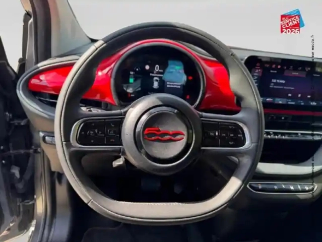 Fiat 500 e 95ch (red) — photo 12