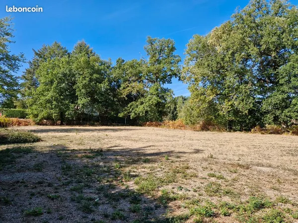 Terrain constructible de 5000 m2 Boisseuil