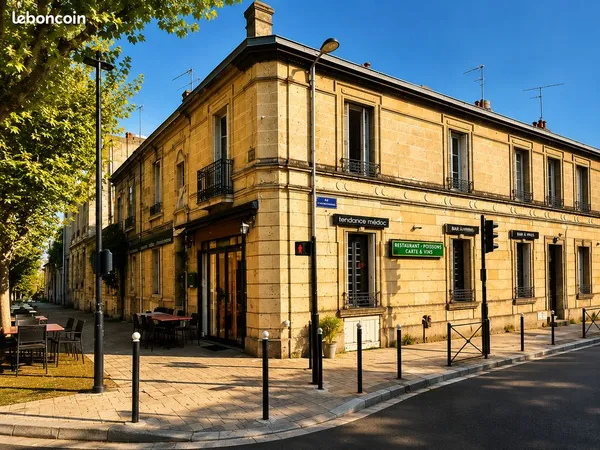 Bordeaux entrée des Chartrons - restaurant licence IV - 90 couverts