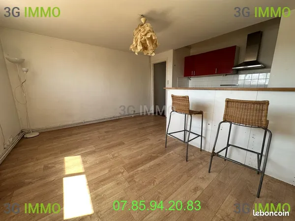 Grand T2 avec bureau - Hyper Centre
