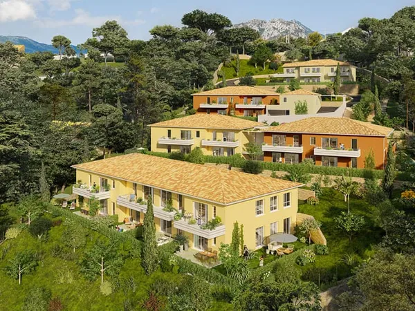 MENTON / CASTELLAR - Programme neuf, 2 pièces rez-de-chaussé