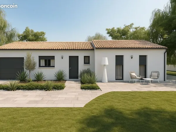Maison de 88.47 m² sur un terrain de 398 m² à SAINTE-NEOMAYE en DEUX-SEVRES (79)
