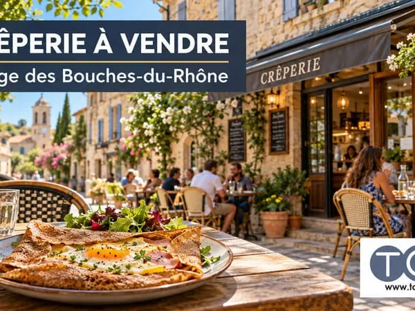 Crêperie de charme avec appartement T3 au coeur d'un village animé Bail tous commerces