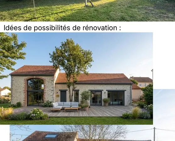 Ensemble immobilier à fort potentiel d'agrandissement - Cadre champêtre au coeur de Nargis, à deux p