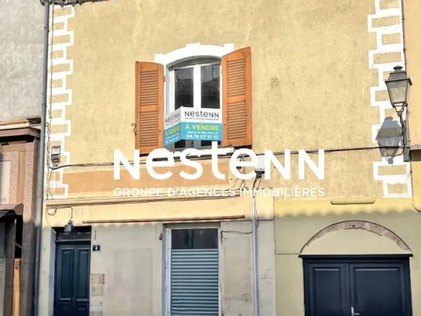 A Vendre: Maison de ville avec local professionnel - Hyper centre 69220 BELLEVILLE EN BEAUJOLAIS
