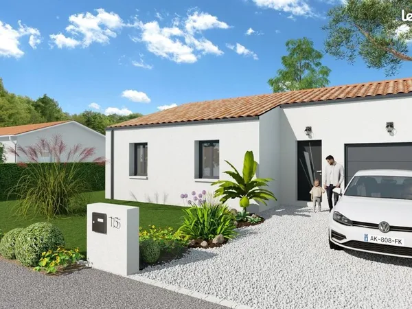 Projet de construction d'une maison 85 m² avec terrain à BUSSAC-SUR-CHARENTE (17)