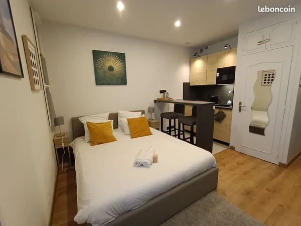 STUDIO rénové et meublé 19m2
