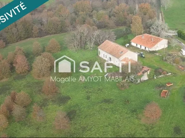Étang privé 5 ha & 2 maisons : projet unique