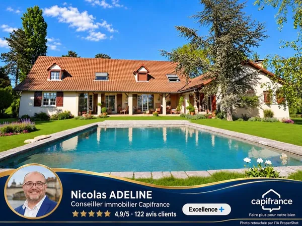 Maison familiale de caractère de 225 m² avec dépendances sur terrain de 6716 m² à CHALON SUR SAONE (