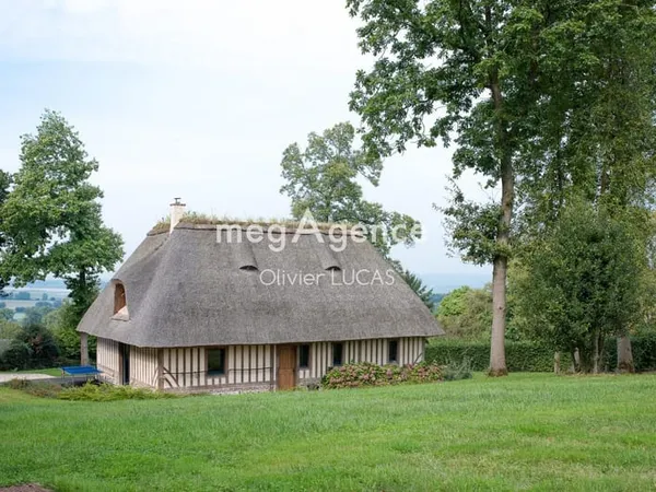 Magnifique chaumière avec une vue exceptionnelle sur la vallée de la Seine