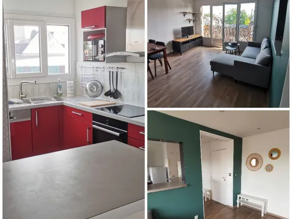 Appartement meublé 3 pièces 59 m2