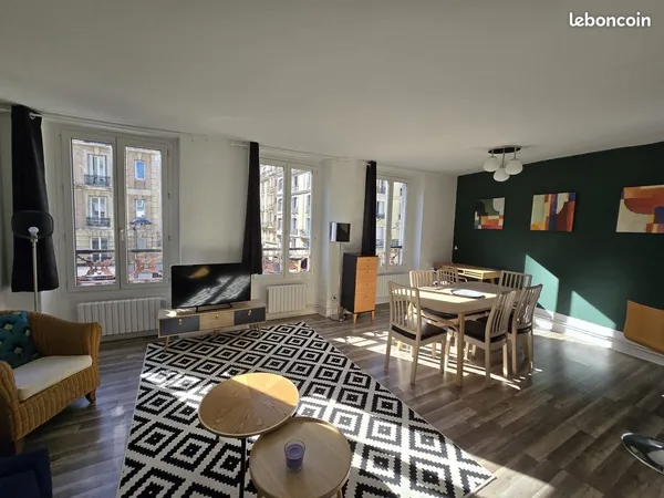 Lumineux 4 pièces, double séjour + 2 chambres - Paris 18e, Marx Dormoy - La Chapelle