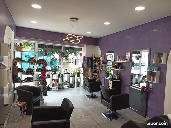 Vente fond de commerce salon de coiffure