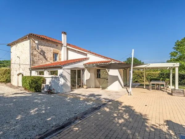 Country property with pool