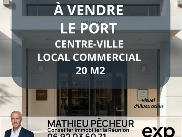 LE PORT / Centre-Ville / LOCAL COMMERCIAL 20m2