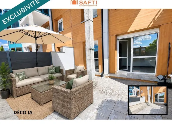 Appartement 3 chambres avec terrasse