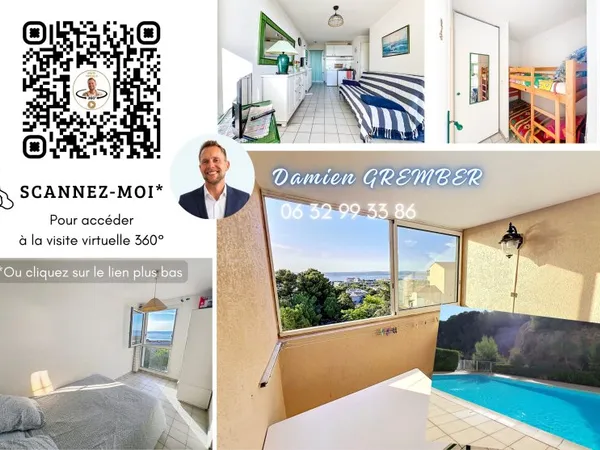 Vends appartement avec vue panoramique sur l'étang de Thau