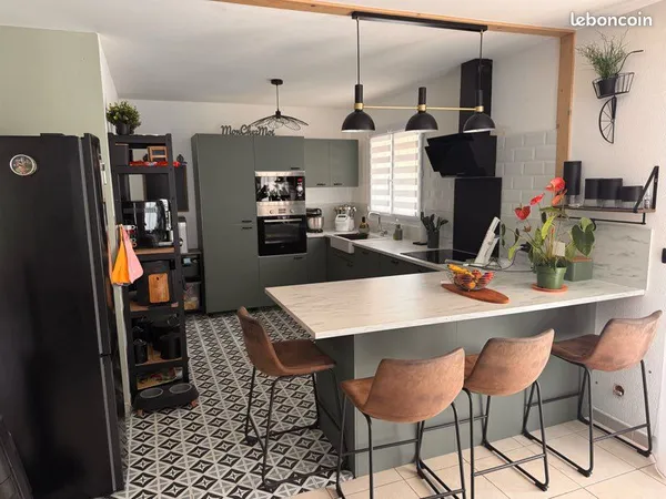 Villa 90m3, jardin et garage