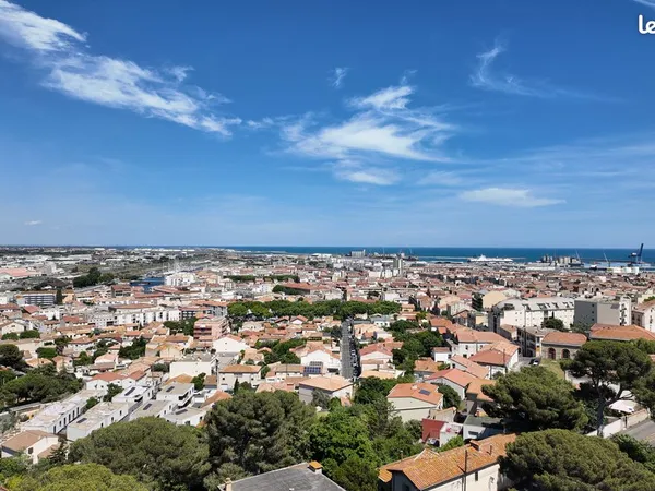 Sète - Vue mer & Mont Saint-Clair | Appartement 3 pièces lumineux | Location 1 à 3 mois, d'octobre à