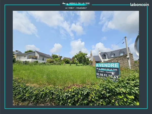 Terrain 613 m² La Forêt-Fouesnant