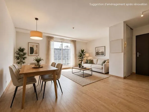 Appartement 3 pièces 57 m²
