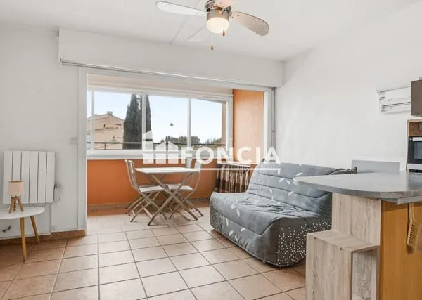 LE CAP D'AGDE - SECTEUR MÔLE - FALAISE | T1 BIS AVEC LOGGIA, PISCINE ET PLAGES À PROXIMITÉ