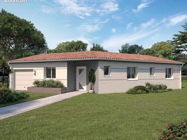 Maison neuve de 90 m² avec terrain de 1 683 m² à Lescout (81110) - 3 chambres et garage