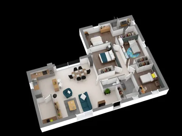 Maison neuve 5 pièces 109 m²