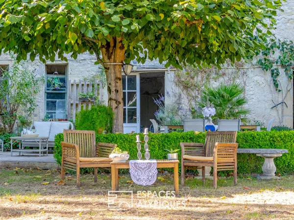 Maison de maître et son jardin suspendu au coeur de Langeais