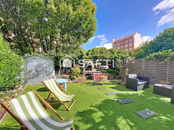 Maison F4/5 100m² +jardin 71 m² 3mm métro L12