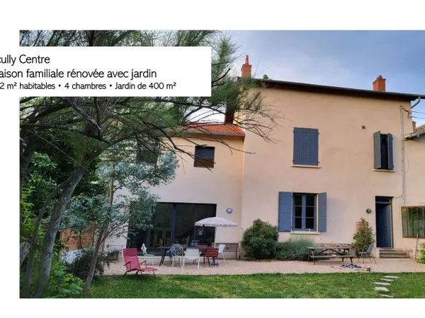 Maison 190m² jardin Ecully centre